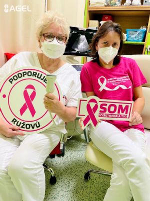 Bánovská nemocnica je ružová - kampaňou Pink október upozorňuje na rakovinu prsníka